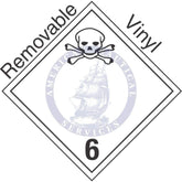 Placard Class 6.2 Int'l Wordless